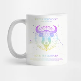 Taurus Zodiac Horoscope Mug